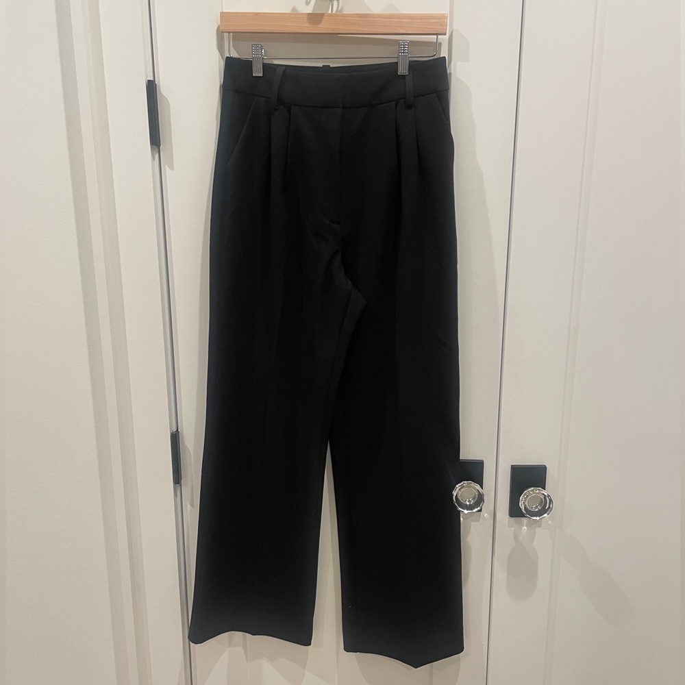 Favorite Daughter The Favorite Pant High Waist Wide Leg Pleated Pants, size 8